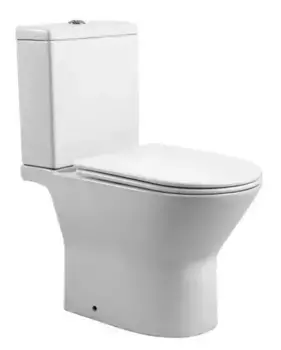 Унитаз компакт «Акватек» Леон AQ2785-00 белый с сиденьем дюропласт с микролифтом белое