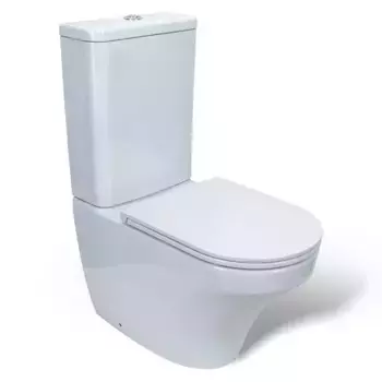 Унитаз компакт «Am.Pm» Inspire C508607WH белый (C507853WH) с сиденьем дюропласт с микролифтом