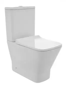 Унитаз компакт безободковый «AQUAme» AQM1005-1102 белый с сиденьем дюропласт с микролифтом белое