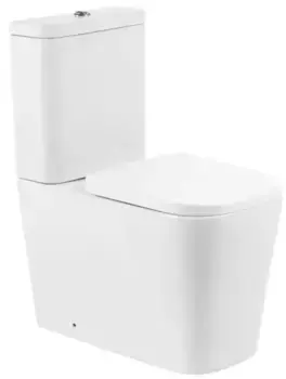 Унитаз компакт безободковый «Belbagno» Albano BB120CPR/BB120T белый (BB120SC) с сиденьем дюропласт с микролифтом