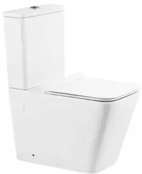 Унитаз компакт безободковый «Belbagno» Ardente-R BB02093CPR/BB02093T белый (BB2112SC) с сиденьем дюропласт с микролифтом