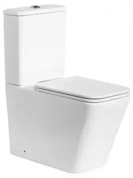 Унитаз компакт безободковый «Belbagno» Ardente-R BB02093CPR/BB02093T белый (BB2322SC) с сиденьем дюропласт с микролифтом