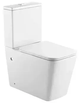 Унитаз компакт безободковый «Esbano» Duero ESUNDUERW белый с сиденьем дюропласт с микролифтом белое