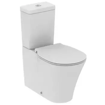 Унитаз компакт безободковый «Ideal Standard» Connect Air AquaBlade E013701/E073401 (E036501) белый с сиденьем дюропласт белое