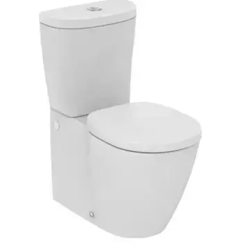 Унитаз компакт безободковый «Ideal Standard» Connect AquaBlade E039701/E785601 (E712801) белый с сиденьем дюропласт белое