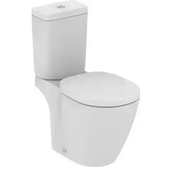 Унитаз компакт безободковый «Ideal Standard» Connect AquaBlade E042901/E797001 (E712801) белый с сиденьем дюропласт белое