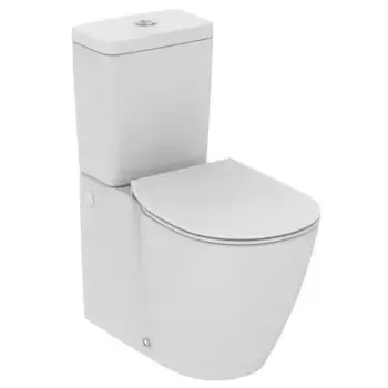 Унитаз компакт безободковый «Ideal Standard» Connect AquaBlade E039701/E797001 (E772301) белый с сиденьем дюропласт белое