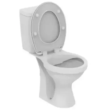 Унитаз компакт безободковый «Ideal Standard» Simplicity E160101 белый с сиденьем дюропласт с микролифтом белое