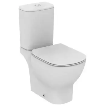 Унитаз компакт безободковый «Ideal Standard» Tesi AquaBlade T008701/T356801 (T352801) белый с сиденьем дюропласт белое