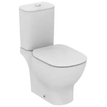 Унитаз компакт безободковый «Ideal Standard» Tesi AquaBlade T008701/T356801 (T352901) белый с сиденьем дюропласт с микролифтом белое