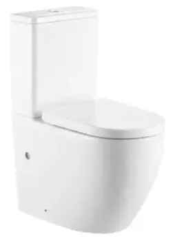 Унитаз компакт безободковый «Triton» Corso CO-3806 белый с сиденьем дюропласт с микролифтом белое