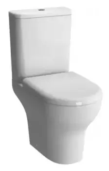 Унитаз компакт безободковый «Vitra» Zentrum 9824B003-7207 белый с сиденьем дюропласт с микролифтом белый