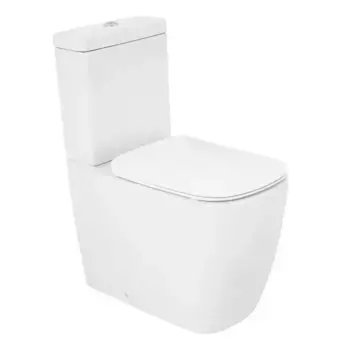 Унитаз компакт «Cezares» Lux CZR-159-CPR/CZR-158-T/CZR-159-SC белый с сиденьем дюропласт с микролифтом