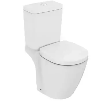 Унитаз компакт «Ideal Standard» Connect E119501/E797001 (E129101) белый с сиденьем дюропласт с микролифтом белое