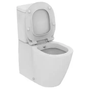 Унитаз компакт «Ideal Standard» Connect E781701/E797001 (E772401) белый с сиденьем дюропласт с микролифтом белое
