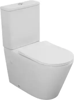 Унитаз компакт «Logan» Tornado L6C 331870/331871 белый с сиденьем дюропласт с микролифтом белое