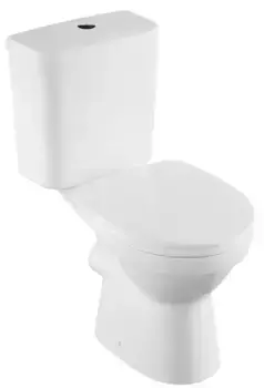 Унитаз компакт «Norm» Fit 9844B099-7205 белый с сиденьем термопласт с микролифтом белое