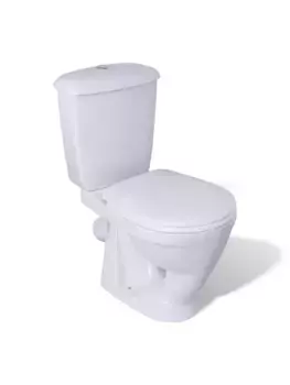 Унитаз компакт «Оскольская керамика» Радуга белый с сиденьем полипропилен белый