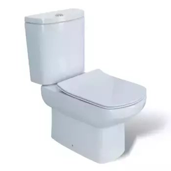 Унитаз компакт «Roca» Dama Senso Compacto 7342518000/734151B000 (ZRU9302991) белый с сиденьем дюропласт с микролифтом белое