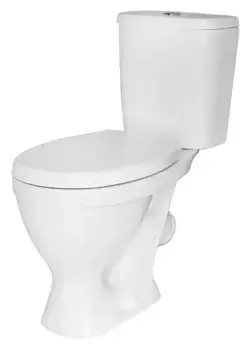 Унитаз компакт «Sanita» Формат стандарт/эконом WC.CC/Format/1-P/WHT.G/S1 белый с сиденьем полипропилен белое