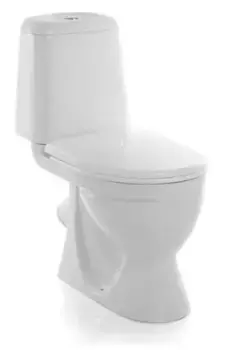 Унитаз компакт «Sanita» Идеал комфорт WC.CC/Ideal/2-DM/WHT.G/S1 белый с сиденьем дюропласт с микролифтом белое