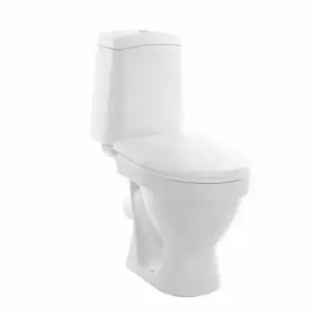 Унитаз компакт «Sanita» Лада Комфорт белый с сиденьем дюропласт с микролифтом белое