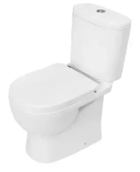 Унитаз компакт «Sanita Luxe» Art WC.CC/Art/2-DM/WHT.G/S1 белый с сиденьем дюропласт с микролифтом белое