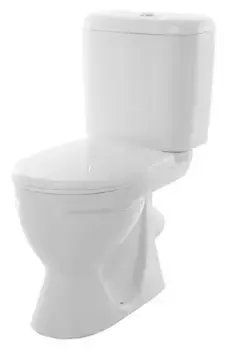 Унитаз компакт «Sanita» Стандарт комфорт WC.CC/Standart/2-DM/WHT.G/S1 белый с сиденьем дюропласт с микролифтом белое