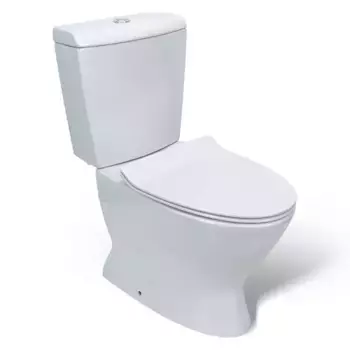 Унитаз компакт «Sanitana» Kapa белый с сиденьем термопласт с микролифтом белый