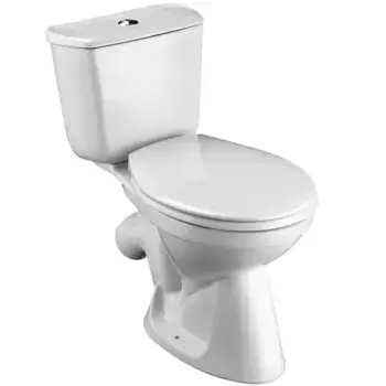 Унитаз компакт «Santek» Бриз 1.WH30.2.138 белый с сиденьем дюропласт белое