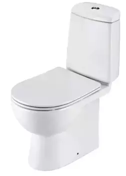 Унитаз компакт «Santek» Остин 1WH302419 белый с сиденьем дюропласт с микролифтом белое