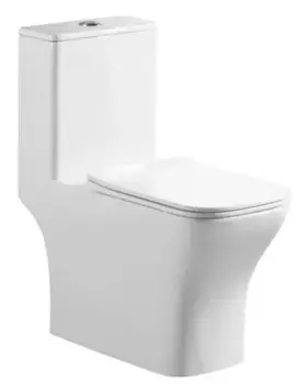 Унитаз моноблок безободковый «Belbagno» Neon BB8617CPR-MN/SC белый с сиденьем дюропласт с микролифтом белое