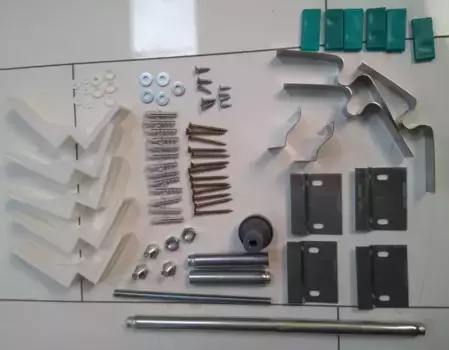 Установочный комплект «Cezares» CZR-SCR-FIX-KIT универсальный для 2-х панелей