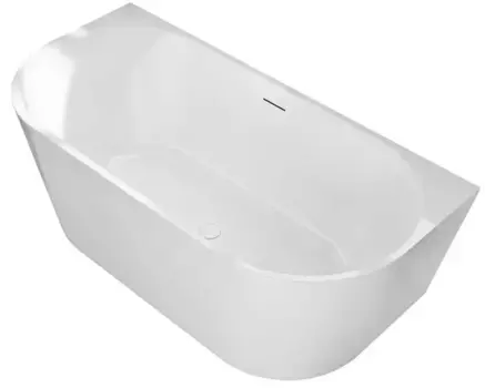 Ванна акриловая «Abber» AB9216-1.7 170/80 с каркасом с сифоном белая