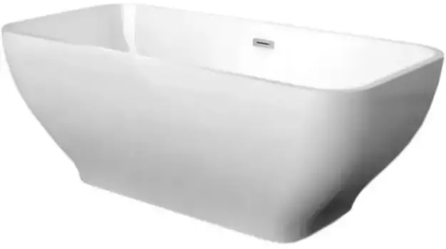 Ванна акриловая «Abber» AB9220 170/70 с каркасом с сифоном белая