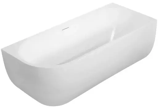 Ванна акриловая «Abber» AB9315 170/75 с каркасом с сифоном белая правая