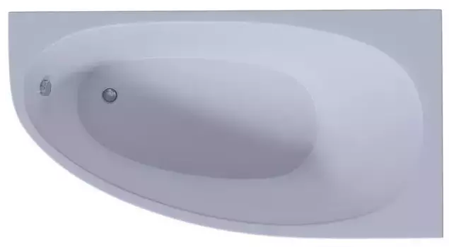 Ванна акриловая «Акватек» Дива 150/90 без опор без сифона белая правая