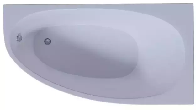 Ванна акриловая «Акватек» Дива 160/90 без опор без сифона белая правая