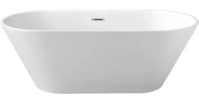 Ванна акриловая «Акватек» Хорса 168/76 с ножками с сифоном белая