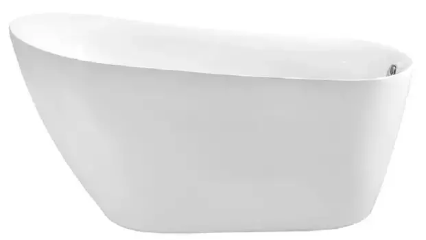 Ванна акриловая «Акватек» Лагуна 170/78 с ножками с сифоном белая