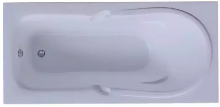 Ванна акриловая «Акватек» Леда 170/80 с каркасом с сифоном белая