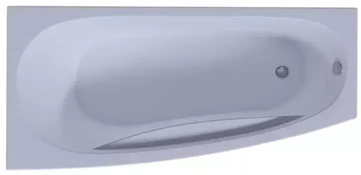 Ванна акриловая «Акватек» Пандора 160/75 с каркасом с сифоном белая левая