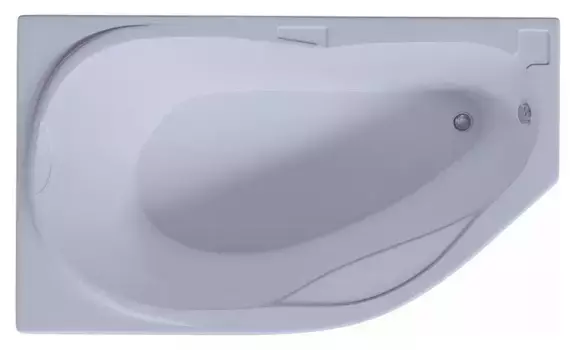 Ванна акриловая «Акватек» Таурус 170/100 с каркасом с сифоном белая левая