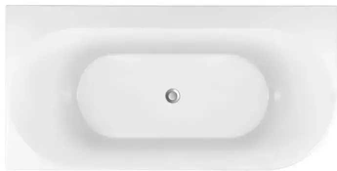 Ванна акриловая «Allen Brau» Priority 4 170/78 (287090) с ножками с сифоном белая матовая левая