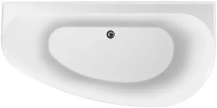 Ванна акриловая «Allen Brau» Priority 5 160/78 (287093) с ножками с сифоном белая левая