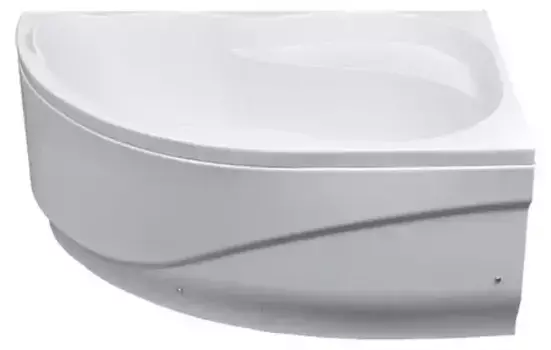 Ванна акриловая «Aquanet» Graciosa 150/90 с экраном с каркасом без сифона белая правая