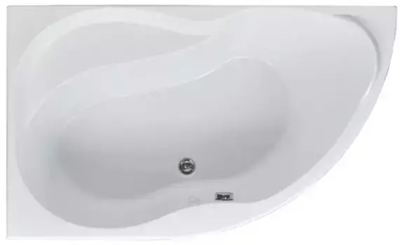 Ванна акриловая «Aquanet» Graciosa 150/90 с каркасом без сифона белая левая