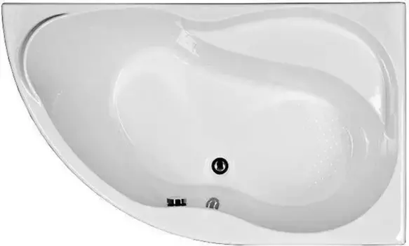 Ванна акриловая «Aquanet» Graciosa 150/90 с каркасом без сифона белая правая