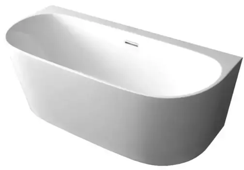 Ванна акриловая «Art&Max» AM-206 170/80 с ножками с сифоном белая