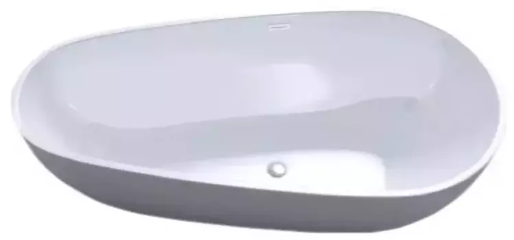 Ванна акриловая «Art&Max» AM-506 167/84 с ножками с сифоном белая